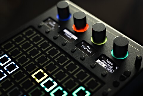 Close-up on Tempera's filter send